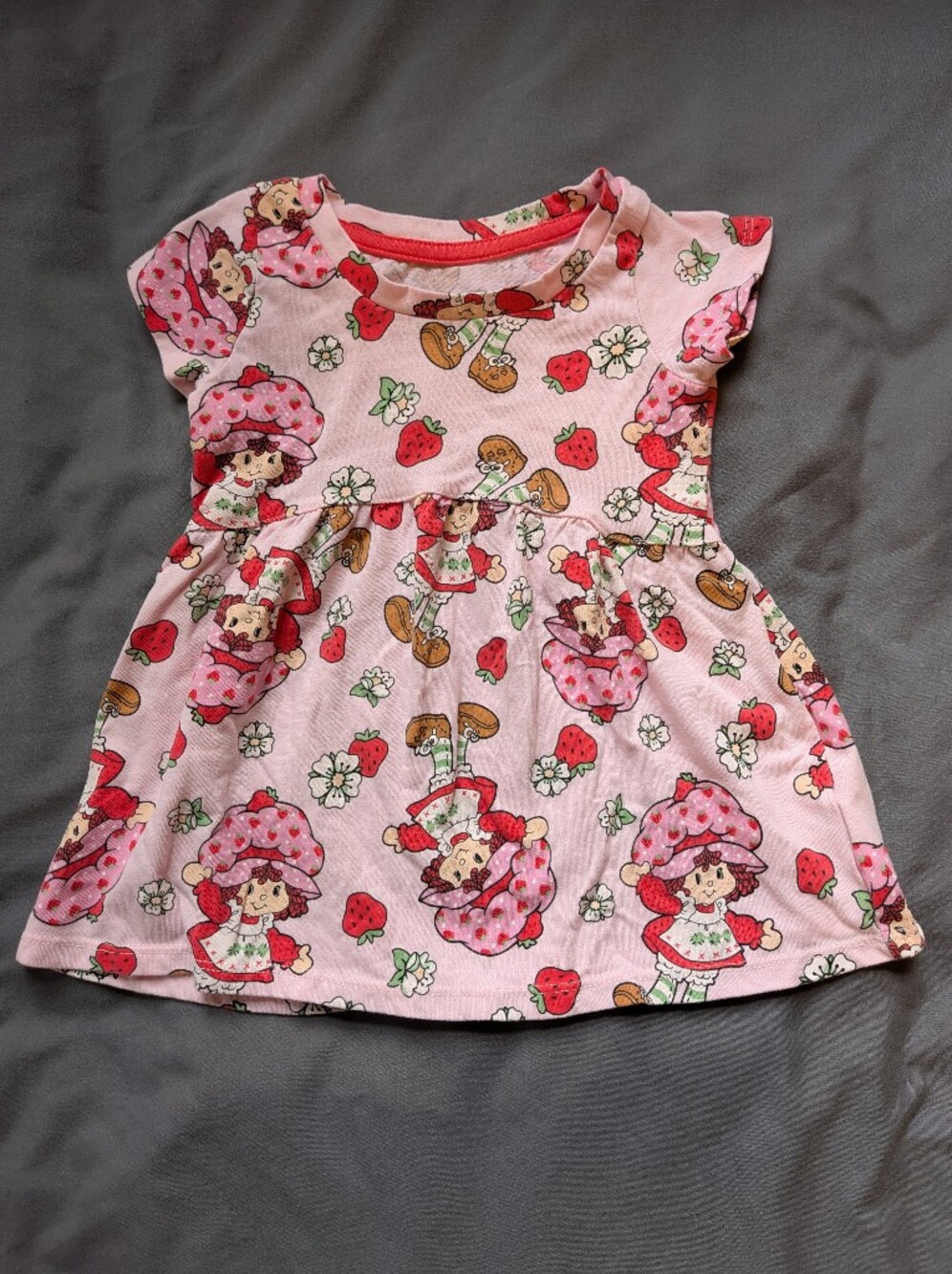 Strawberry Shortcake Pink Baby Girls' Dress 12M